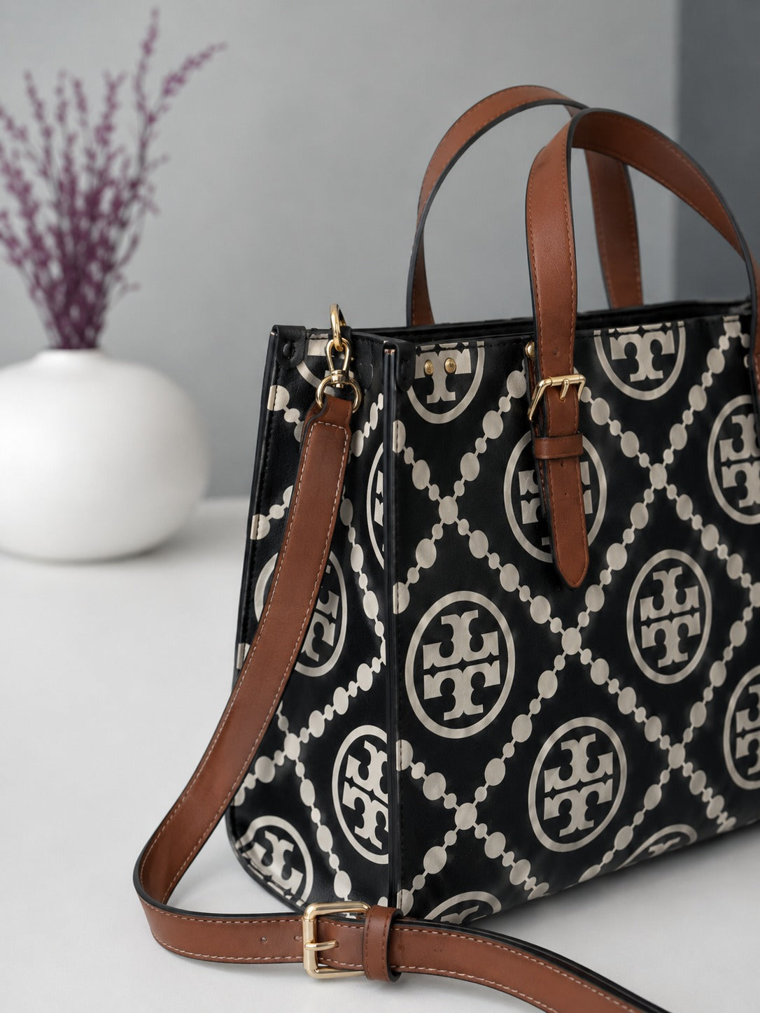 TORY BURCH MONOGRAM TOTE
